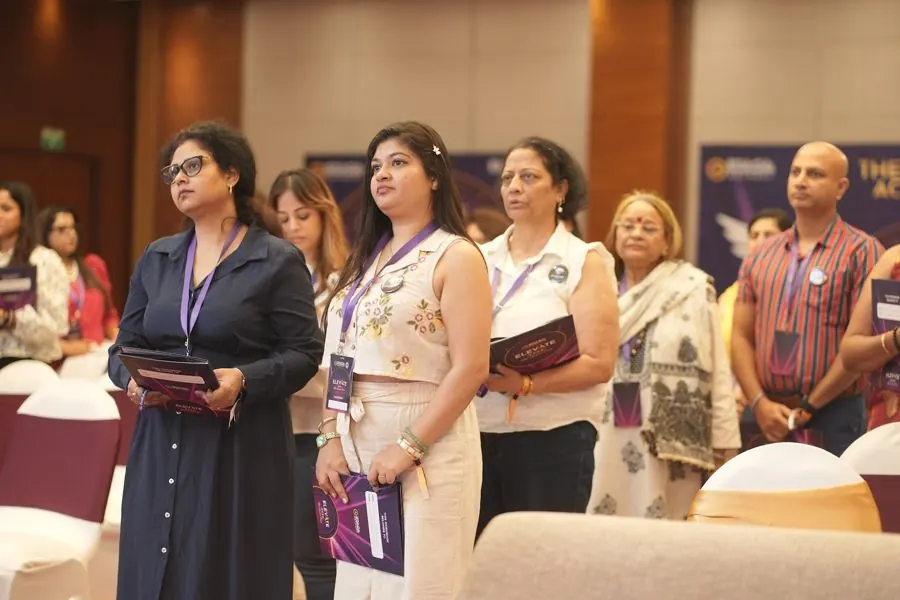 A row of Occult Academy students standing with their certificates at Elevate 2026