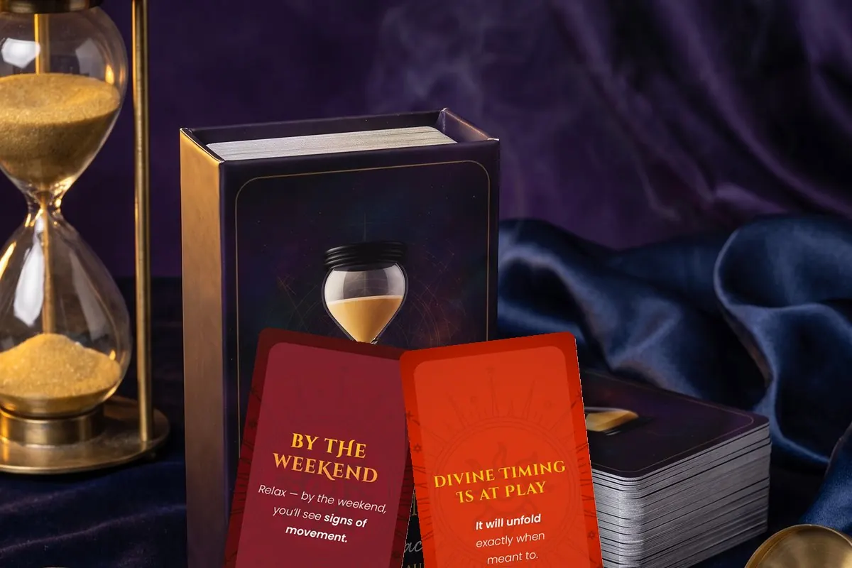 NUMEN: The Time Oracle box with two cards