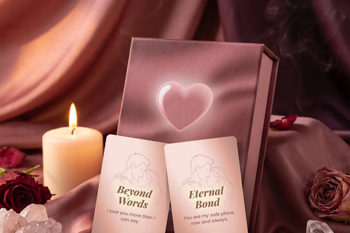 NUMEN: Whispers of the Heart box with two cards